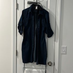 💙 Trendy Button Down Blue Jean Dress 💙